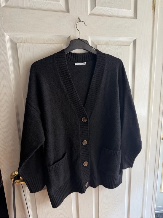 Ricki's Sweaters - Ricki's Black Button-Front Knit Cardigan